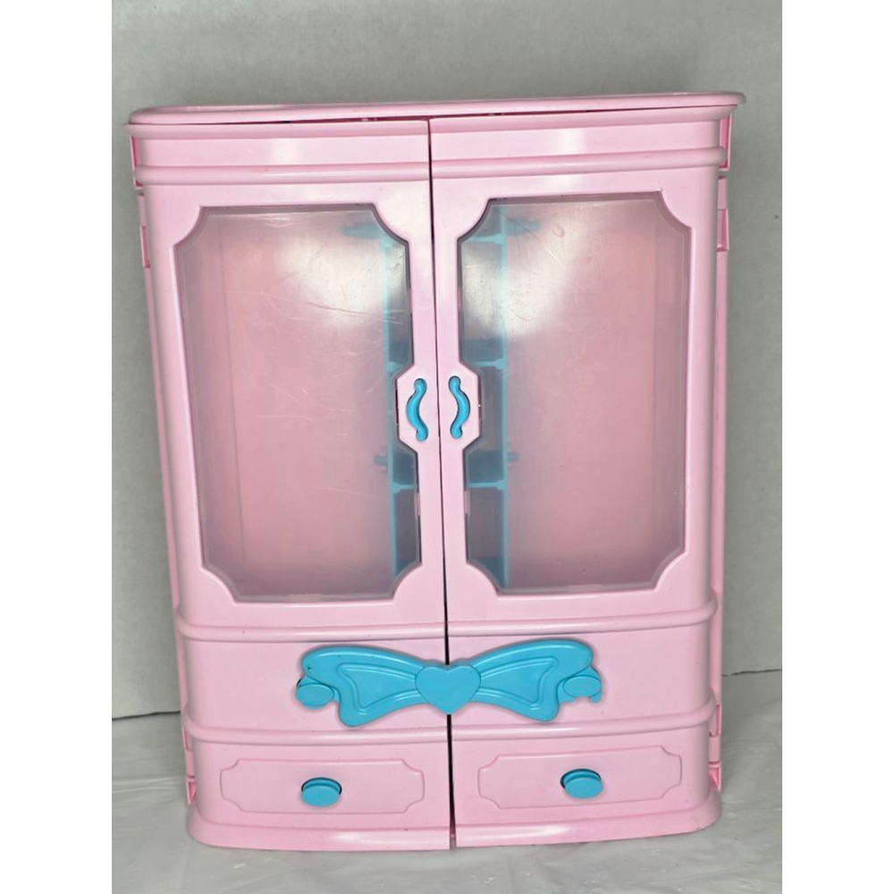 American Plastic Toys Pink & Blue Doll Wardrobe One Size
